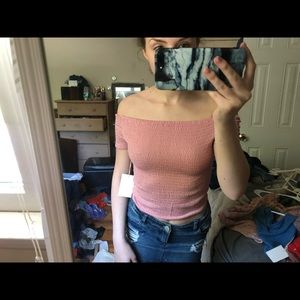 2 FOR $10 off the shoulder shirts